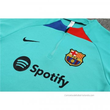 Chandal de Sudadera del Barcelona 2023-2024 Verde