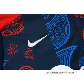 Chandal de Sudadera del Barcelona 2024-2025 Azul y Rojo