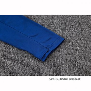 Chandal de Sudadera del Barcelona 2025-2026 Azul Amarillo