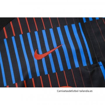 Chandal de Sudadera del Barcelona Nino 2024-2025 Negro
