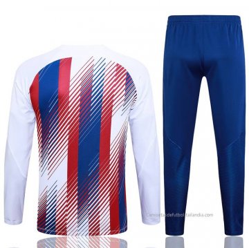Chandal de Sudadera del Barcelona Nino 2023-2024 Blanco