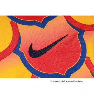Chandal de Sudadera del Barcelona Nino 2024-2025 Amarillo