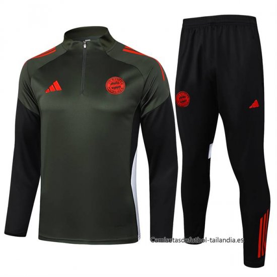 Chandal de Sudadera del Bayern Munich Nino 2025-2026 Verde - Haga un click en la imagen para cerrar