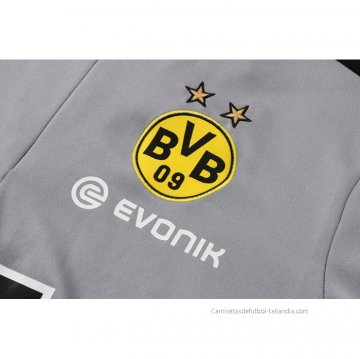 Chandal de Sudadera del Borussia Dortmund 2021-2022 Gris