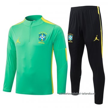Chandal de Sudadera del Brasil 2026-2027 Verde Chandal de Sudadera del Brasil 2026-2027 Verde