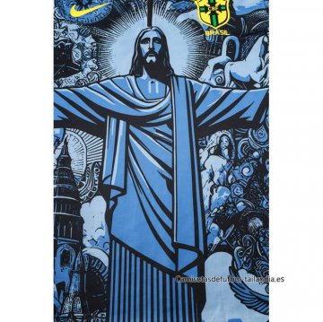 Chandal de Sudadera del Brasil Jesus Nino 2024-2025 Azul