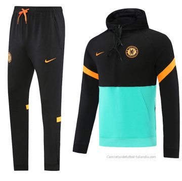 Chandal de Sudadera del Chelsea 2021-2022 Negro