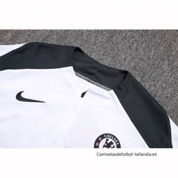 Chandal de Sudadera del Chelsea Nino 2025-2026 Blanco