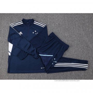 Chandal de Sudadera del Cruzeiro 2022-2023 Azul