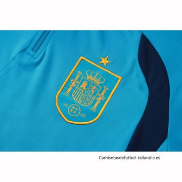 Chandal de Sudadera del Espana Nino 2026-2027 Azul