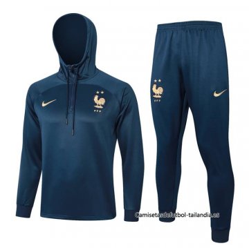 Chandal de Sudadera del Francia 2023-2024 Azul Chandal de Sudadera del Francia 2023-2024 Azul