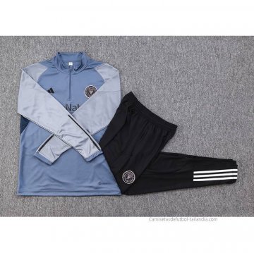 Chandal de Sudadera del Inter Miami 2023-2024 Gris