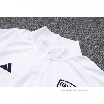 Chandal de Sudadera del Italia Nino 2023-2024 Blanco