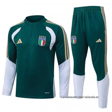 Chandal de Sudadera del Italia Nino 2025-2026 Verde