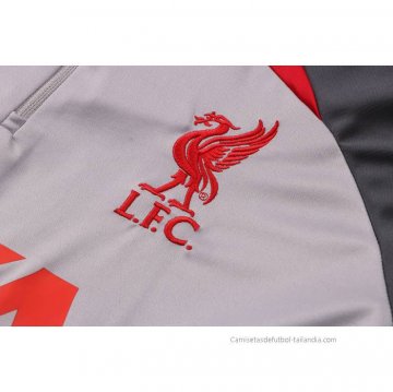 Chandal de Sudadera del Liverpool 2022-2023 Gris