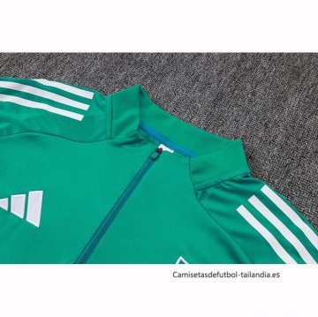 Chandal de Sudadera del Liverpool Nino 2025-2026 Verde Negro