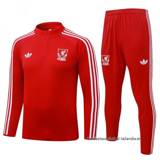 Chandal de Sudadera del Liverpool Nino 2026-2027 Rojo - Haga un click en la imagen para cerrar