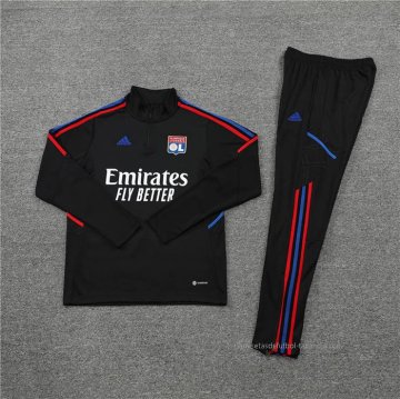 Chandal de Sudadera del Lyon 2022-2023 Negro