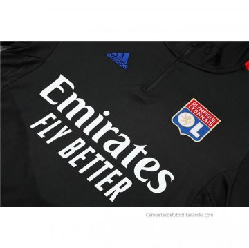 Chandal de Sudadera del Lyon 2022-2023 Negro