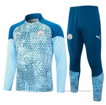 Chandal de Sudadera del Manchester City 2023-2024 Azul Chandal de Sudadera del Manchester City 2023-2024 Azul
