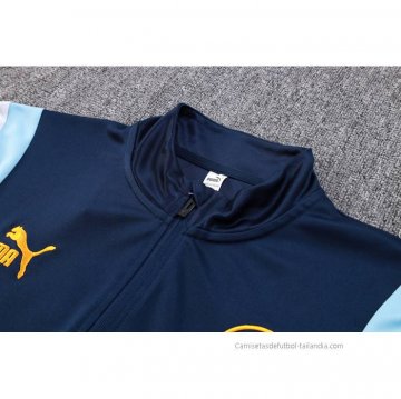 Chandal de Sudadera del Manchester City 2023-2024 Azul Oscuro