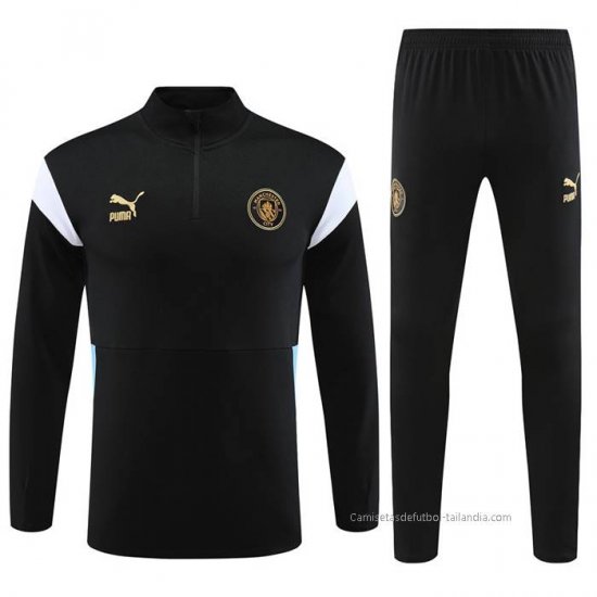 Chandal de Sudadera del Manchester City 2023-2024 Negro - Haga un click en la imagen para cerrar