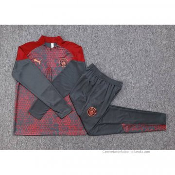 Chandal de Sudadera del Manchester City 2023-2024 Rojo
