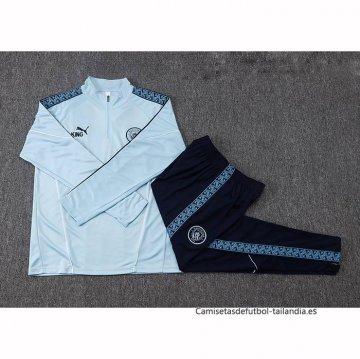 Chandal de Sudadera del Manchester City 2025-2026 Azul