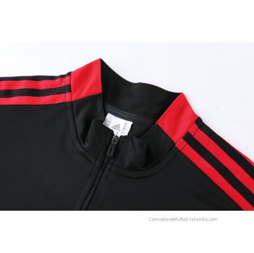 Chandal de Sudadera del Manchester United 2021-2022 Negro