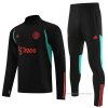 Chandal de Sudadera del Manchester United 2023-2024 Negro