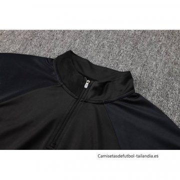 Chandal de Sudadera del Manchester United 2024-2025 Negro