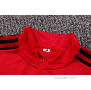 Chandal de Sudadera del Manchester United Nino 2022-2023 Rojo