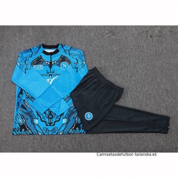 Chandal de Sudadera del Napoli 2025-2026 Azul