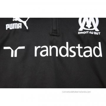 Chandal de Sudadera del Olympique Marsella 2023-2024 Negro