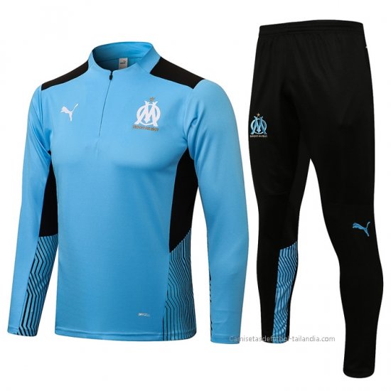 Chandal de Sudadera del Olympique Marsella 2021-2022 Azul - Haga un click en la imagen para cerrar