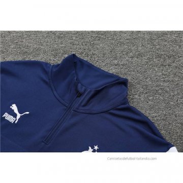 Chandal de Sudadera del Olympique Marsella Nino 2023-2024 Azul