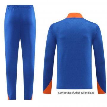 Chandal de Sudadera del Paises Bajos 2024-2025 Azul