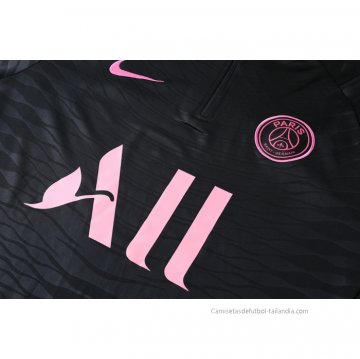 Chandal de Sudadera del Paris Saint-Germain 2021-2022 Negro