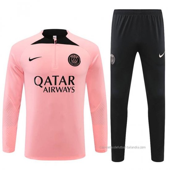 Chandal de Sudadera del Paris Saint-Germain 2022-2023 Rosa - Haga un click en la imagen para cerrar