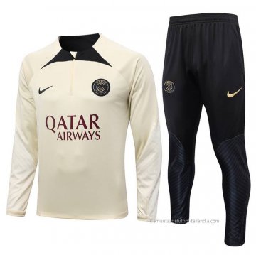 Chandal de Sudadera del Paris Saint-Germain 2023-2024 Amarillo Chandal de Sudadera del Paris Saint-Germain 2023-2024 Amarillo