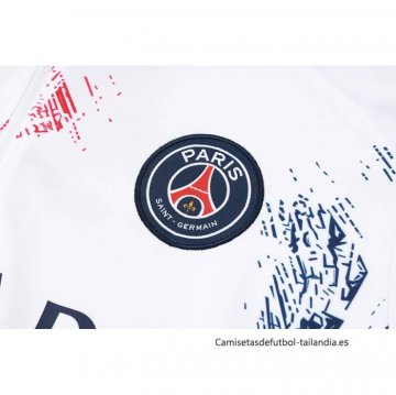Chandal de Sudadera del Paris Saint-Germain 2024-2025 Blanco