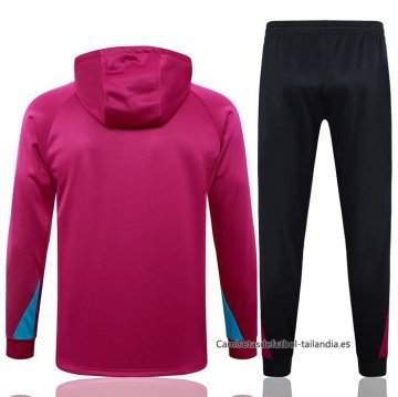 Chandal de Sudadera del Paris Saint-Germain 2024-2025 Purpura