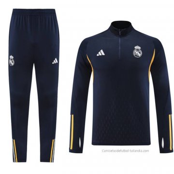 Chandal de Sudadera del Real Madrid 2023-2024 Azul Chandal de Sudadera del Real Madrid 2023-2024 Azul