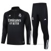 Chandal de Sudadera del Real Madrid 2023-2024 Negro y Blanco Chandal de Sudadera del Real Madrid 2023-2024 Negro y Blanco