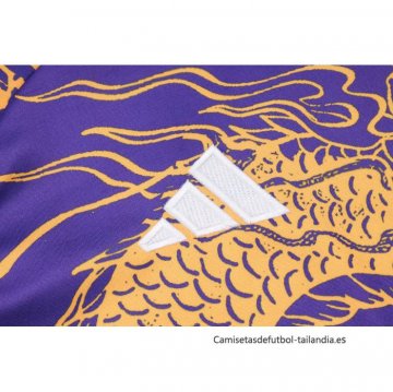 Chandal de Sudadera del Real Madrid Dragon 2024-2025 Purpura