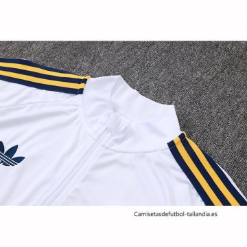 Chandal de Sudadera del Real Madrid Nino 2026-2027 Blanco