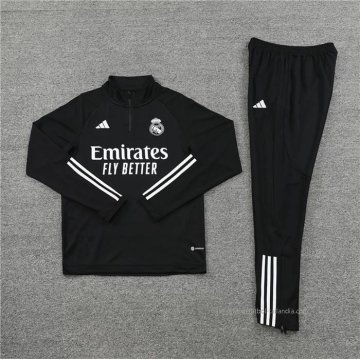 Chandal de Sudadera del Real Madrid Nino 2023-2024 Negro
