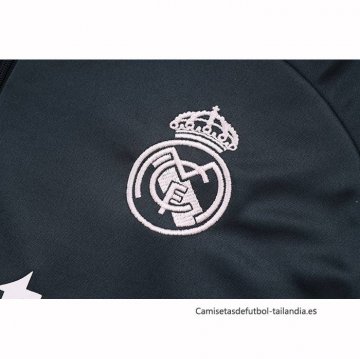 Chandal de Sudadera del Real Madrid Nino 2025-2026 Gris Oscuro