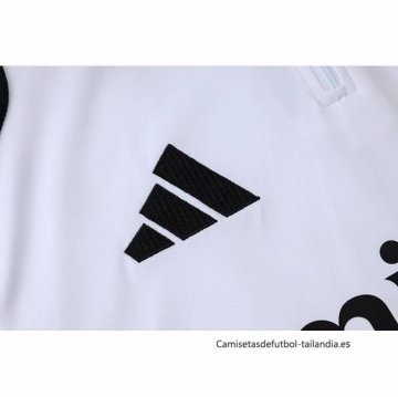 Chandal de Sudadera del Real Madrid Nino 2026-2027 Blanco