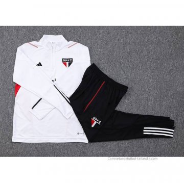 Chandal de Sudadera del Sao Paulo 2023-2024 Blanco
